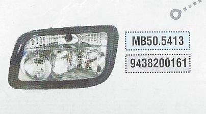 KOMPLE FAR ACTROS MP II SOL 943 820 0161
